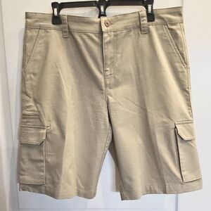 Dickies women Relaxed Tan Cargo Shorts Sz 12